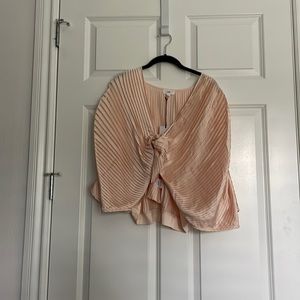Front tie blouse